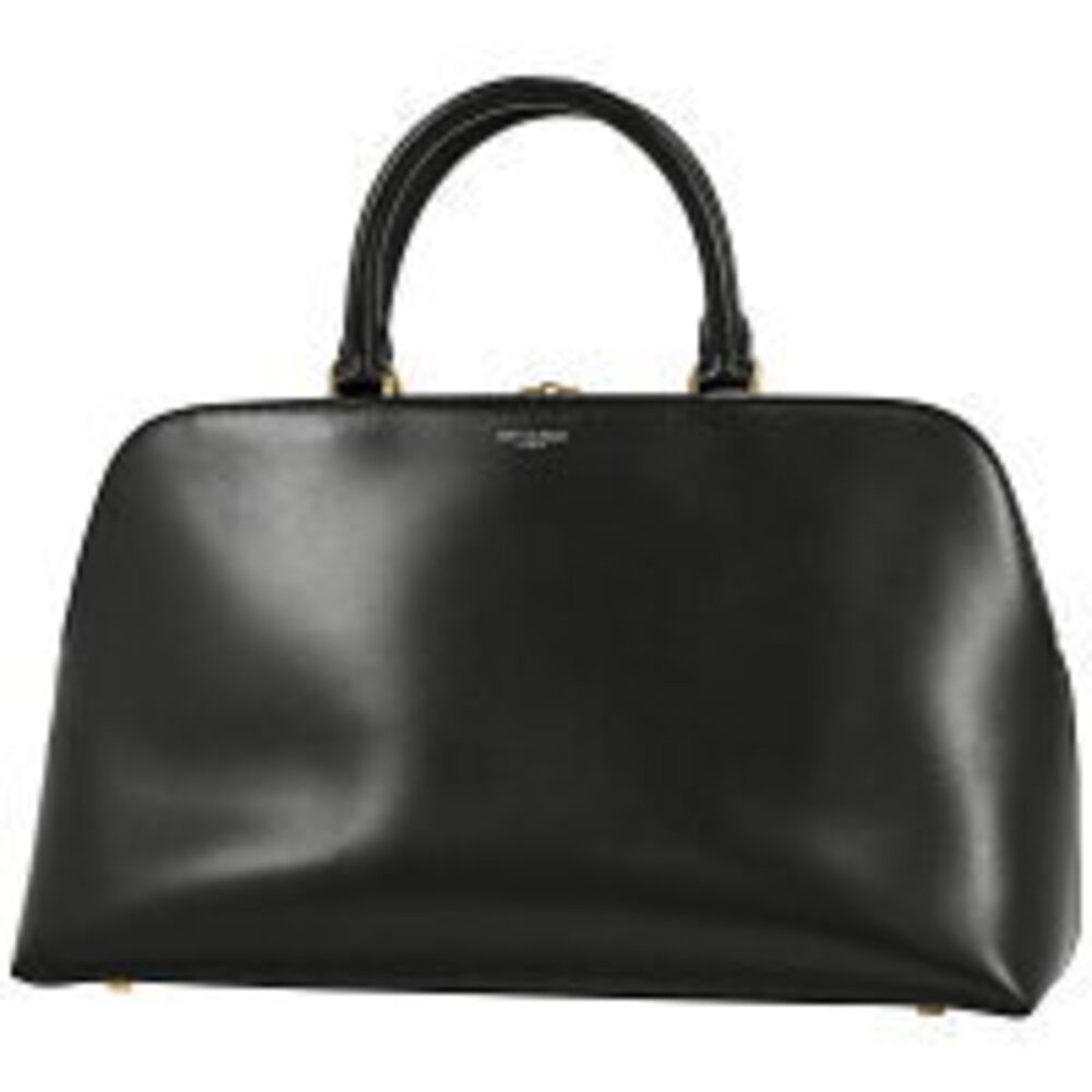 Saint Laurent Sac de Jour Shoulder Bag bowling black leather handbag